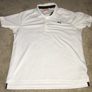 White Puma Golf Polo Size M